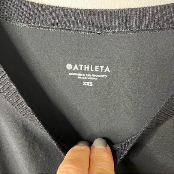 Athleta Rincon Dress Black Sleeveless Size XXS Drawstring Waist Style 291709 - Picture 7 of 9